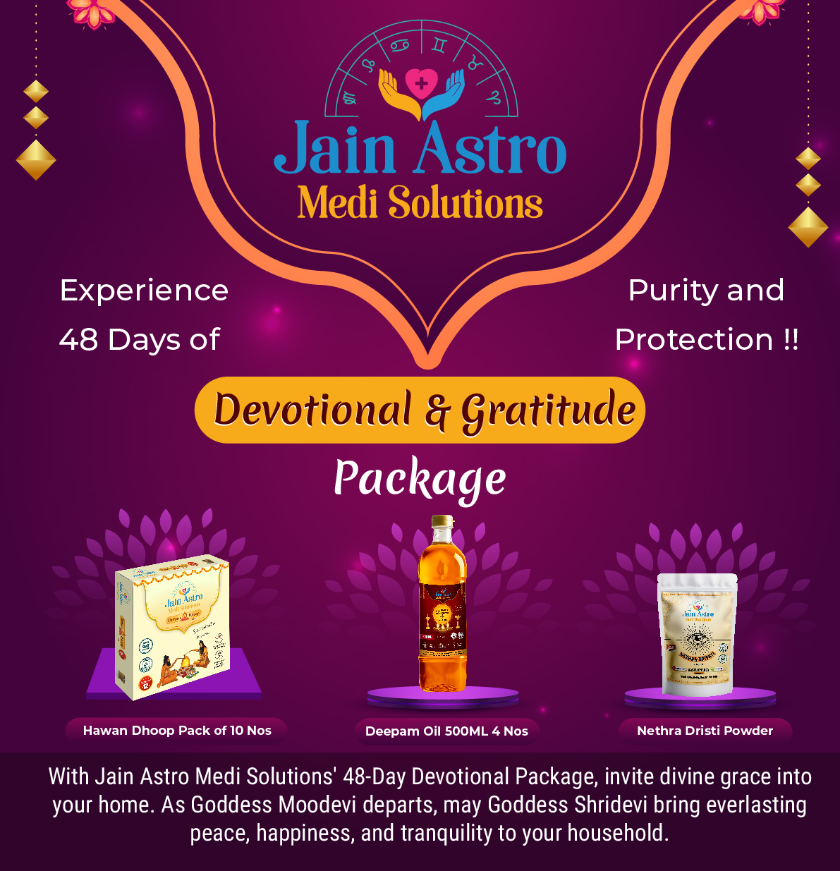 Jain Astro 48 Days Devotional and Gratitude Package