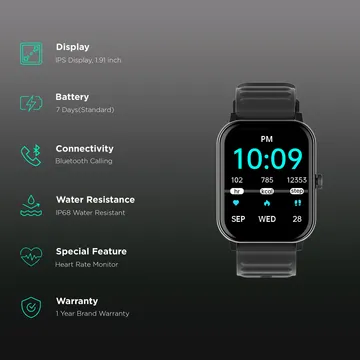 Croma Stride Smartwatch with Bluetooth Calling 2 Pcs 