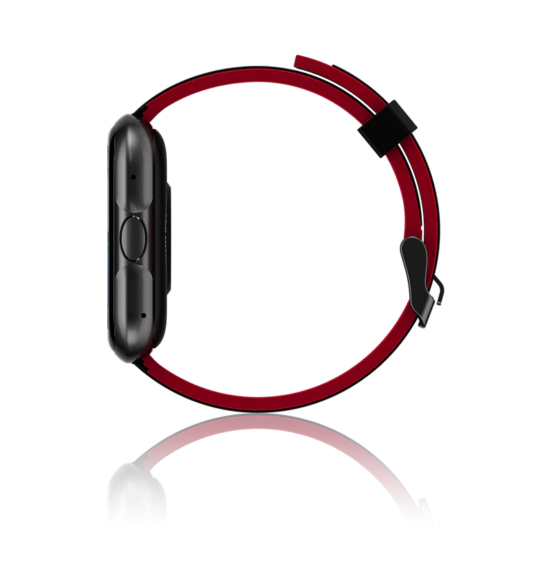 Playfit Dial 3 Pro Red Smart Watch 1 Pcs