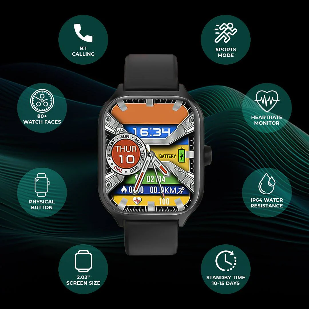 Tecsox Spectra Smartwatch 1 Pcs 
