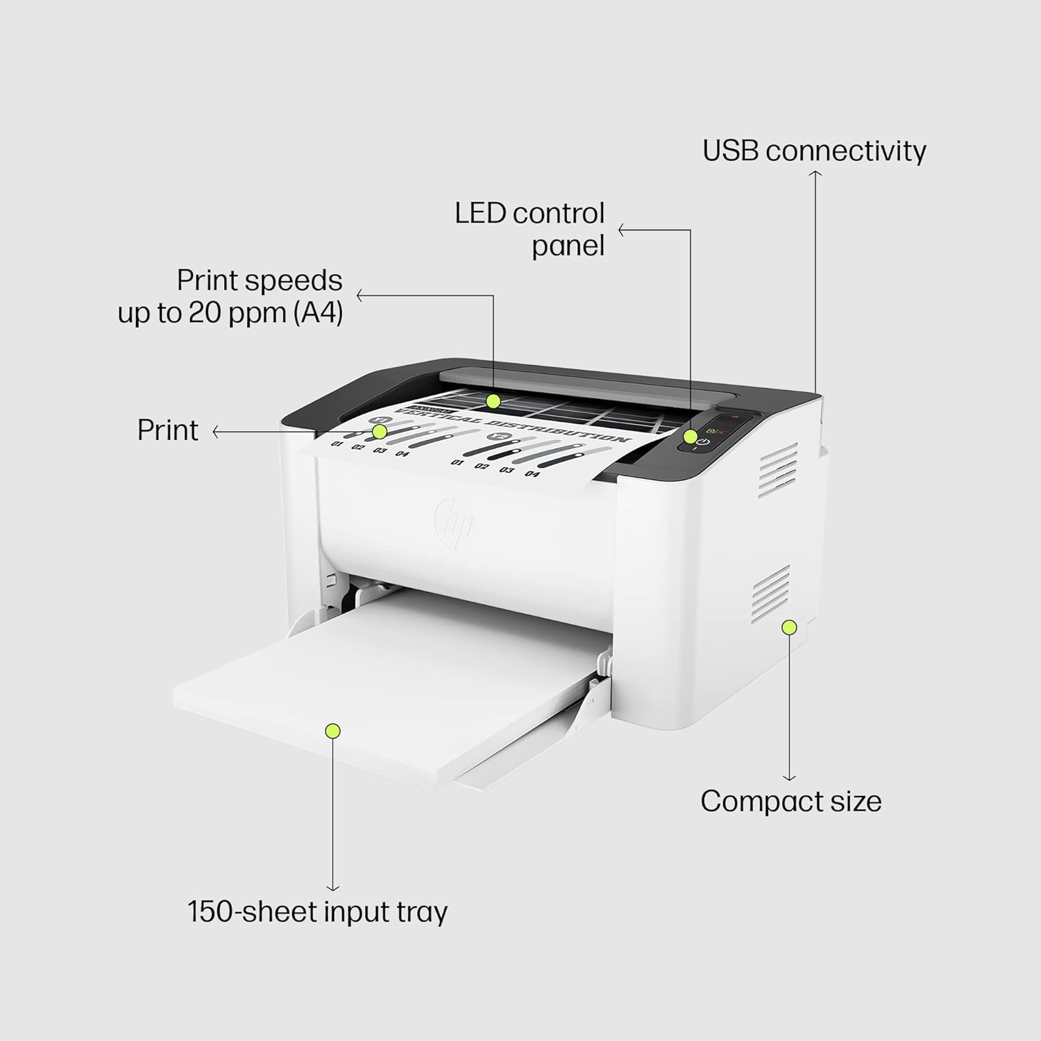 HP Laser 1008a Printer 1 Pcs