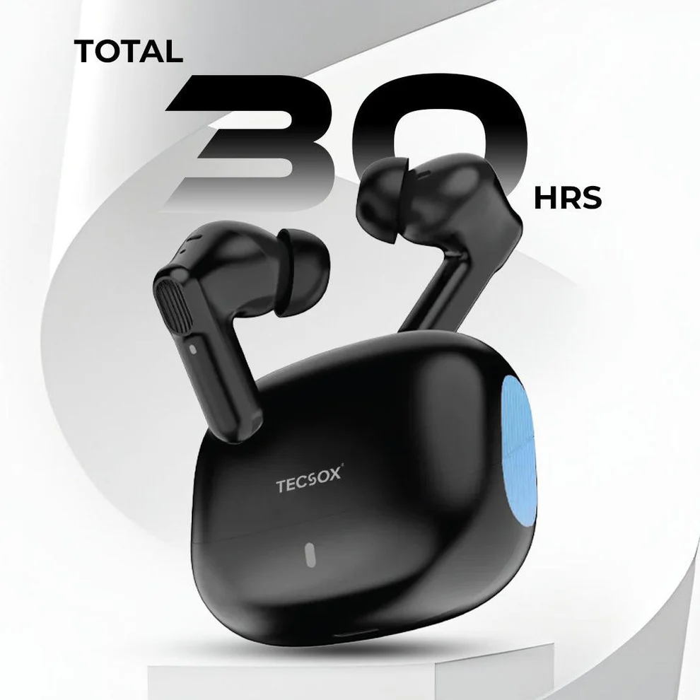 TecSox Pro 3 Wireless Earbud / Headphone With Fast Charging