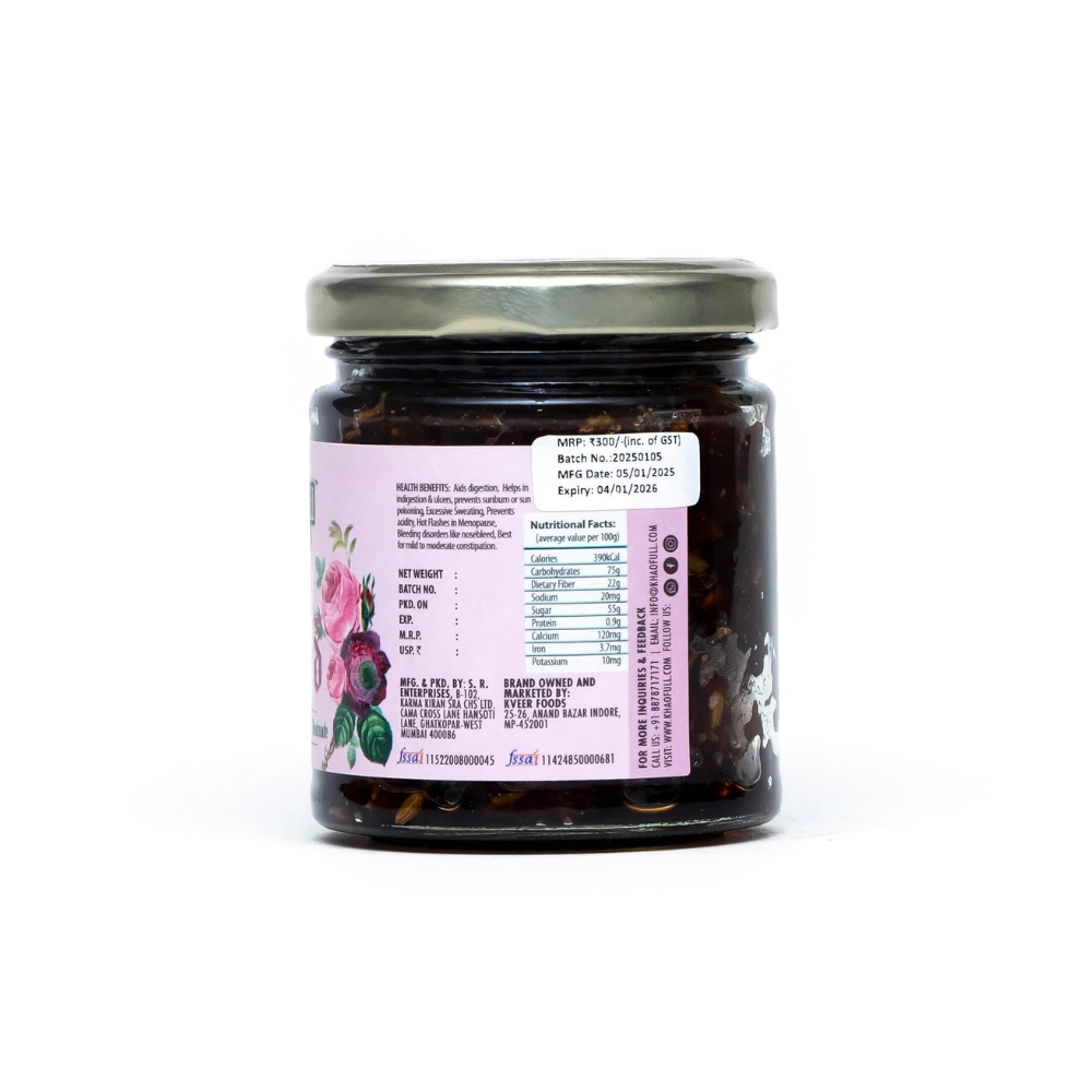 Pan Gulkand & Rose Water Combo ( 400 gm 1pcs & Rose Water 200 ml 1pcs)